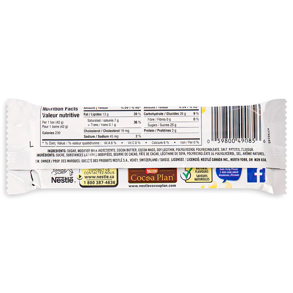 Aero Bubbly White Chocolate Bar - 42g - Image 3