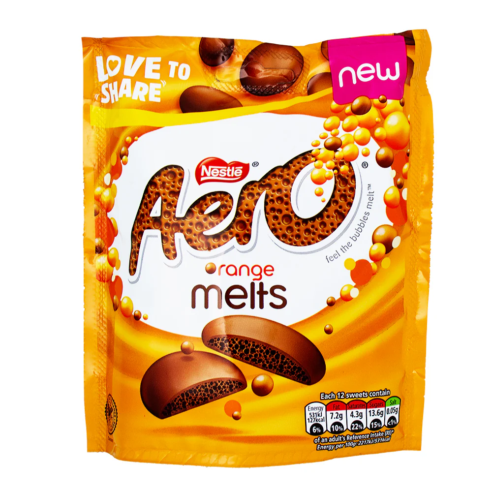 Aero Orange Melts Pouch (UK) - 86g
