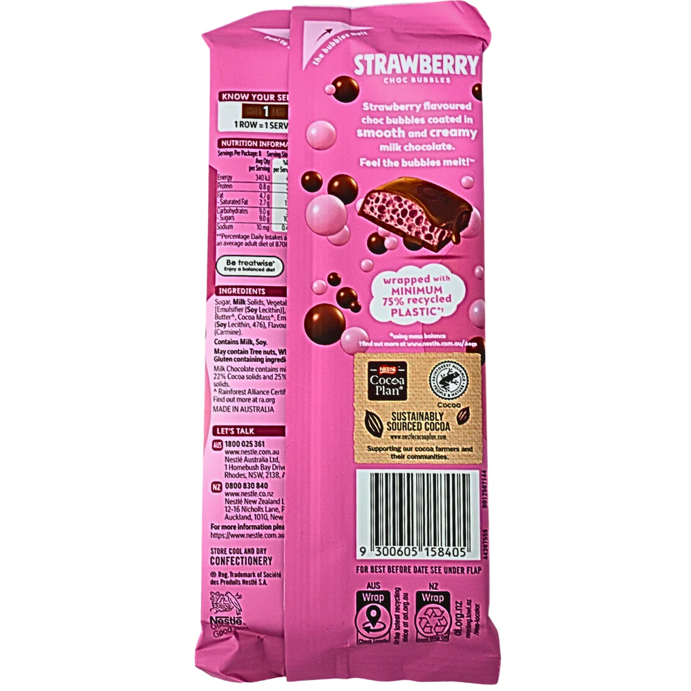 Aero Strawberry Block (Aus) - 118g - Image 2