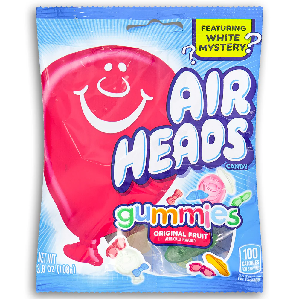 Airheads Candy - Original Fruit Gummies  3.8oz - Image 2
