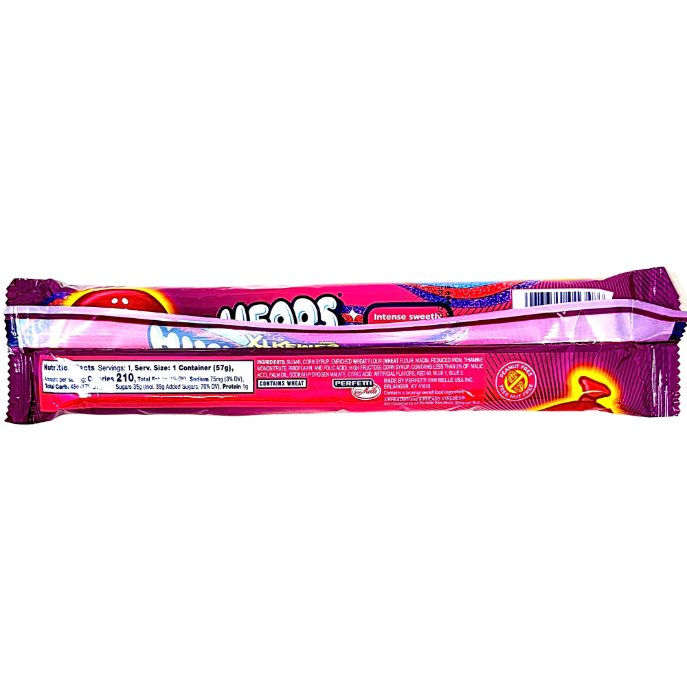 Airheads Xtremes Sour Belts Very Berry - 2oz - Image 2