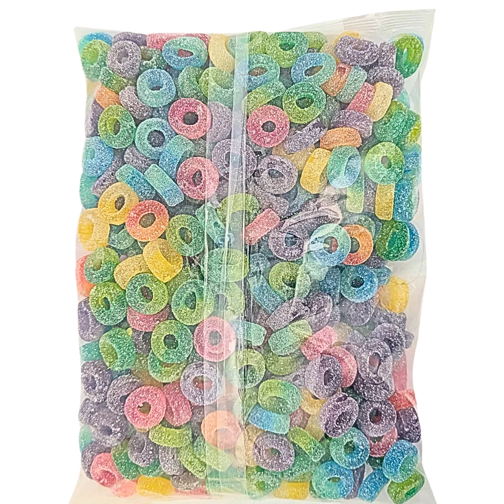 Albanese 6 Flavour Sour Mini Pucker Rings - 4.5lb - Image 2