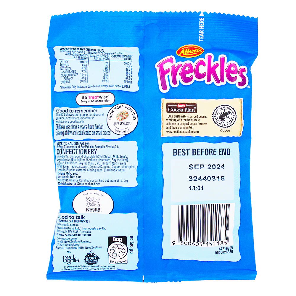 Allen's Freckles (Australia) - 160g - Image 2
