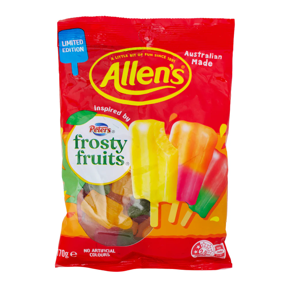 Allen's Frosty Fruits Popsicle Gummies (Australia) - 170g