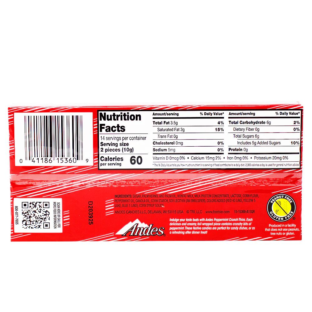 Andes Peppermint Crunch Thins - 4.67oz - Image 3
