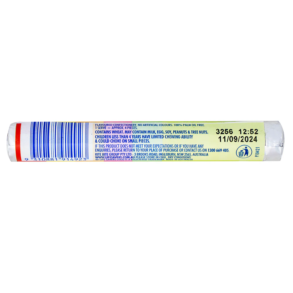Lifesavers Fruit Pastilles (Australia) - 34g - Image 2