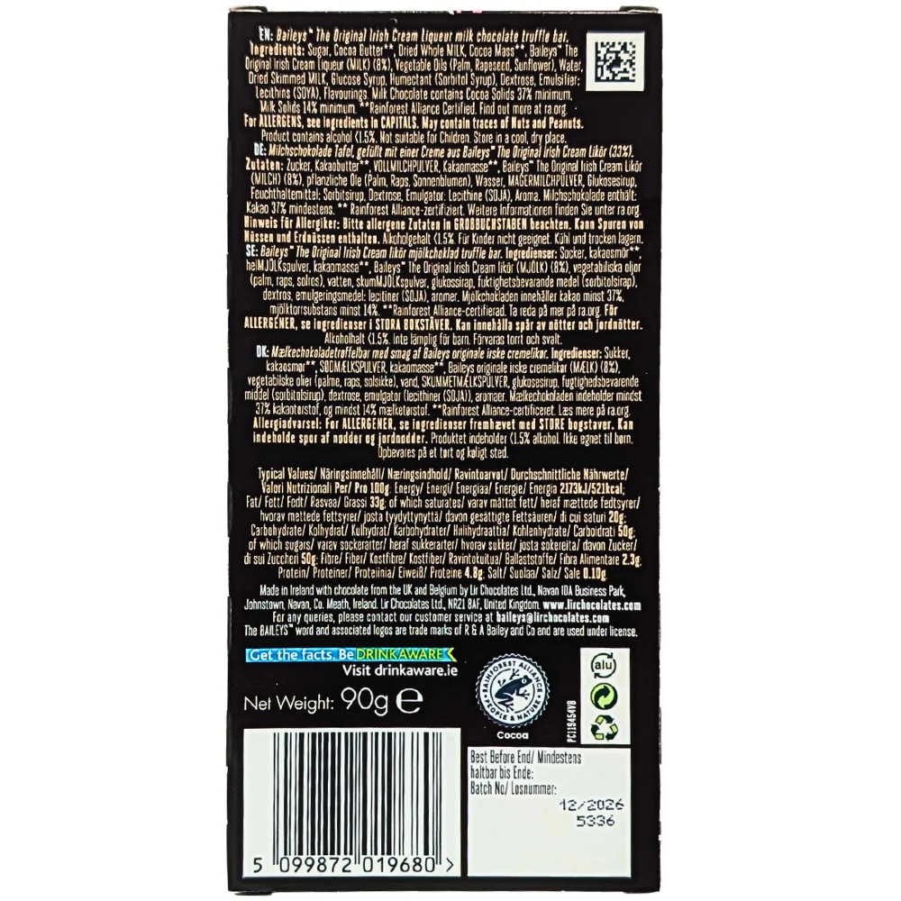Baileys All You Need is Love Bar (UK) - 90g - Image 2