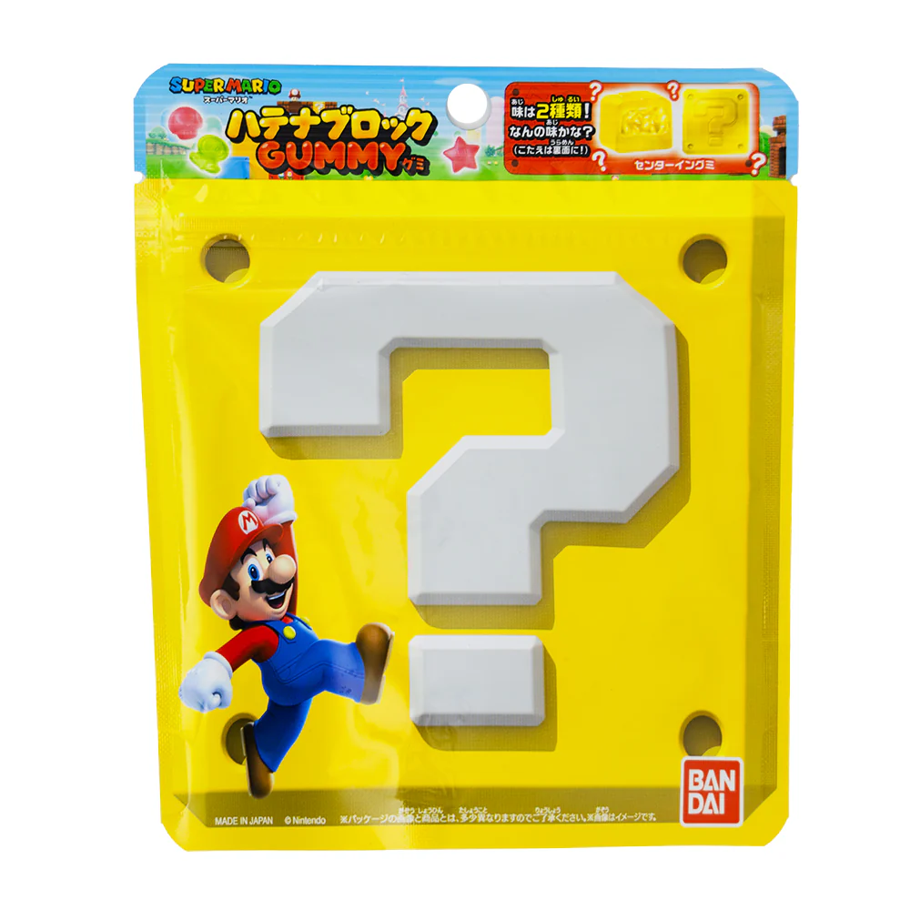 Bandai Super Mario Mystery Gummy Block (Japan) - 37g
