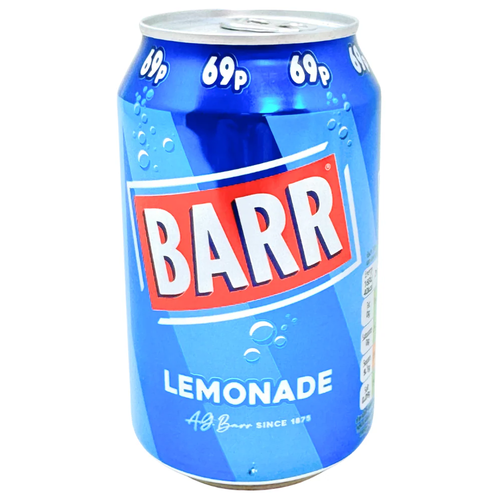 Barr Lemonade Soda (UK) - 330mL