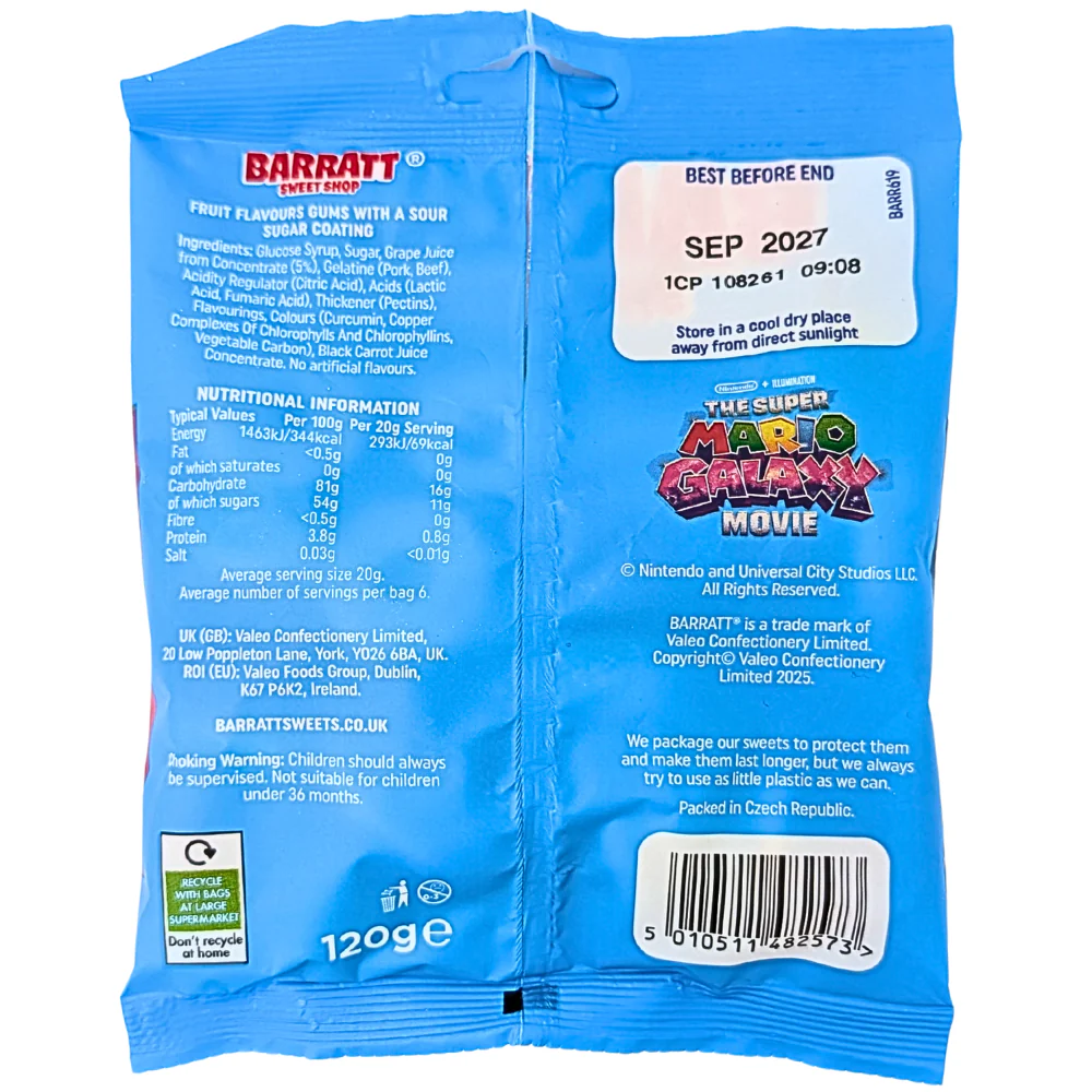 Barratt Super Mario Galaxy Mini Rings Mix (UK) - 120g - Image 2