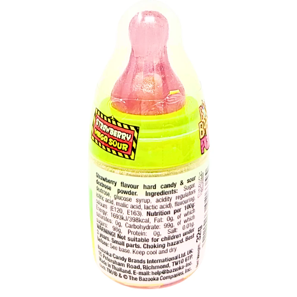 Bazooka Big Baby Pop Mega Sour (UK) - 32g - Image 3