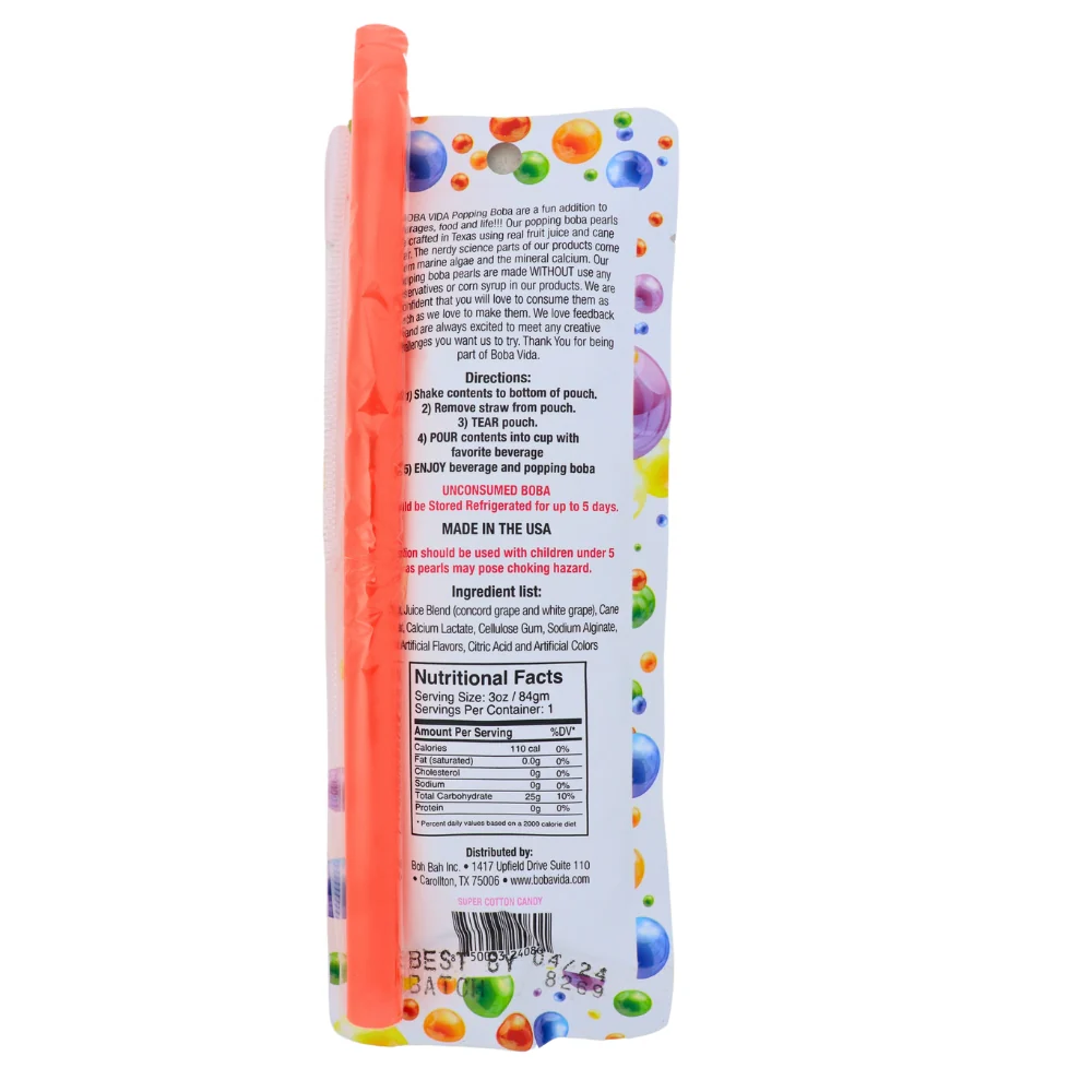 Boba Vida Cotton Candy - 3oz - Image 3