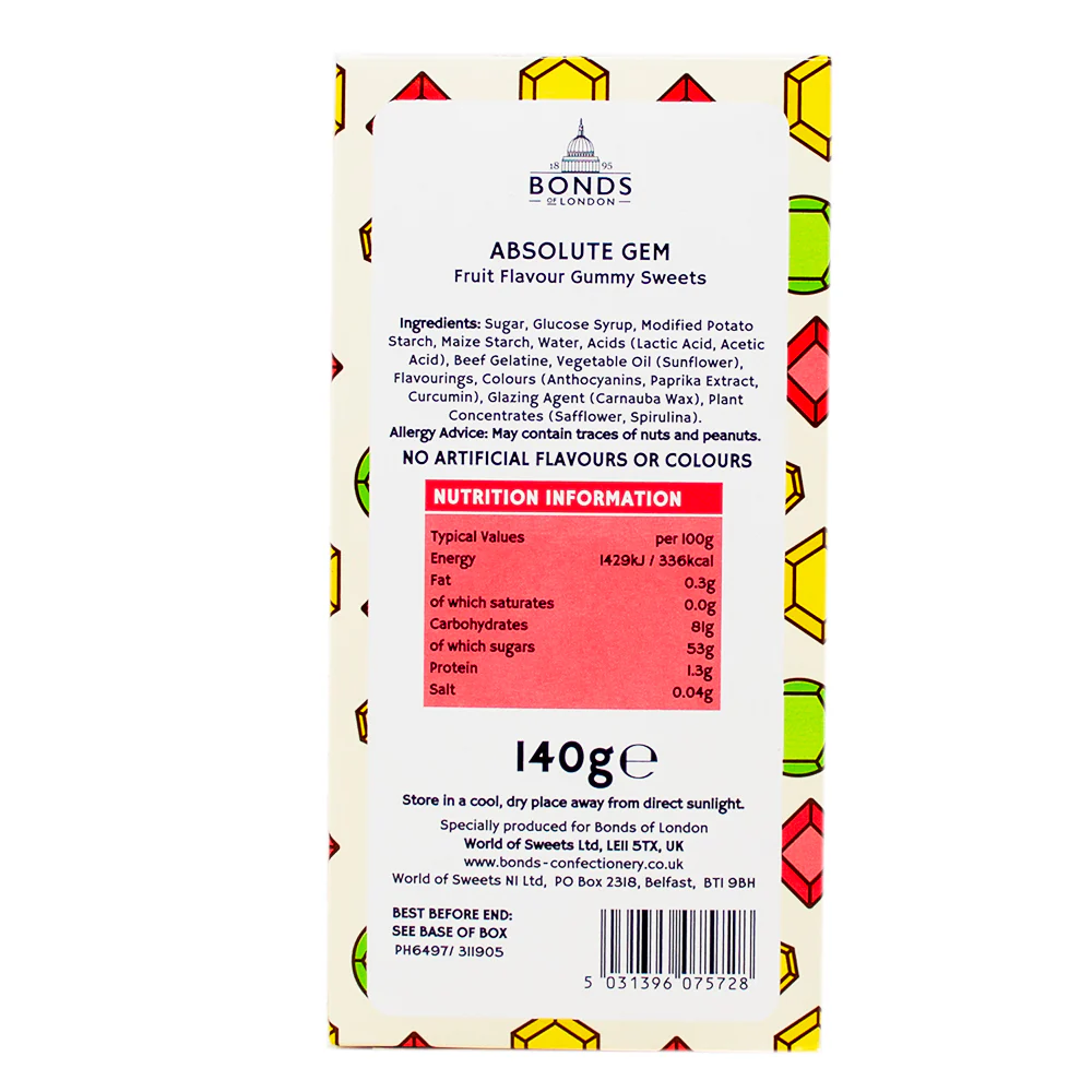 Bonds Absolute Gem Midget Gems(UK) - 140g - Image 3