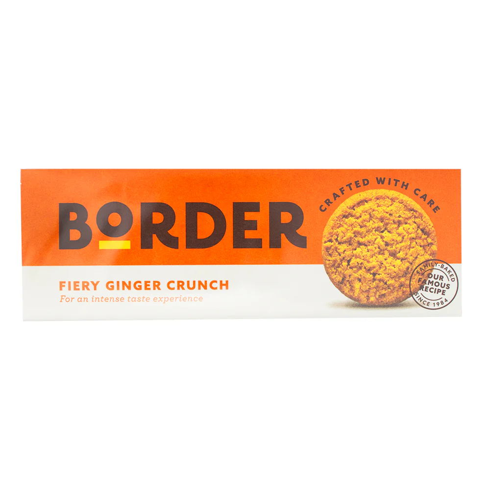 Border Fiery Ginger Crunch Cookie (UK) - 135g