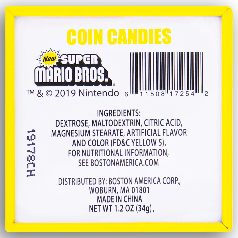 Boston America Super Mario Coin Candies - Image 3