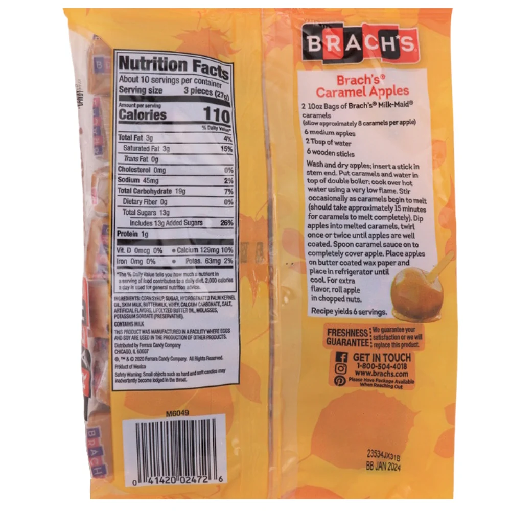 Brach's Milk Maid Caramels - 10oz - Image 2