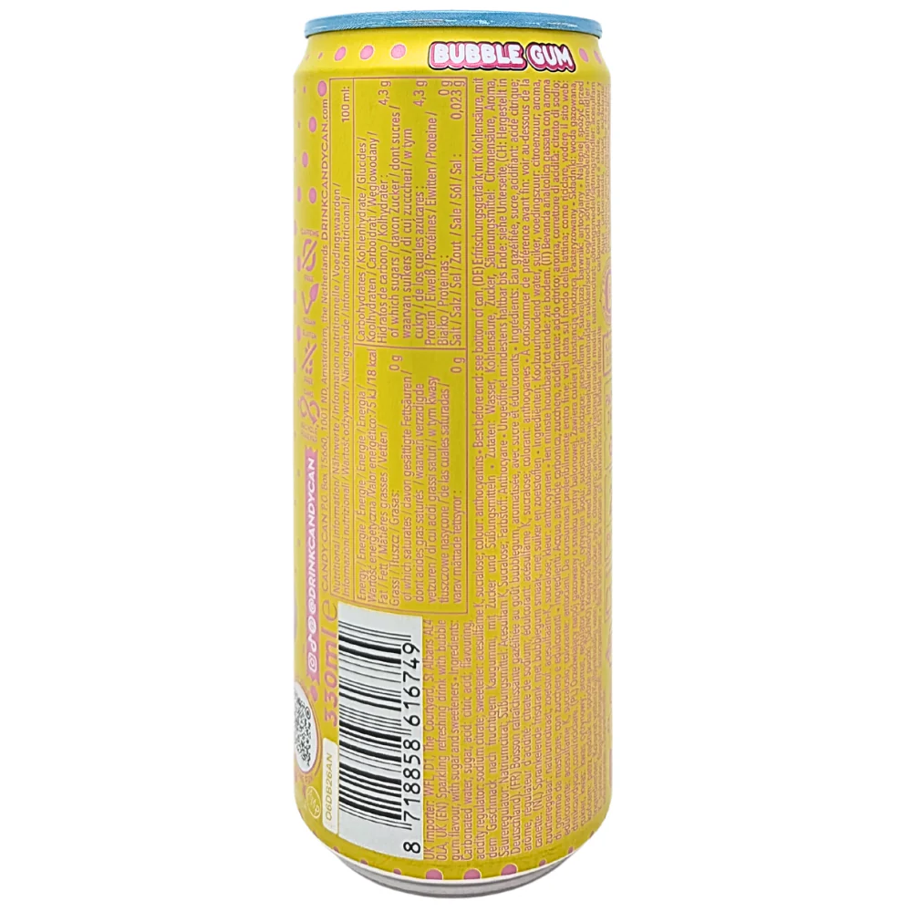Bubblicious Candy Can Sparkling the Original - 330mL - Image 2