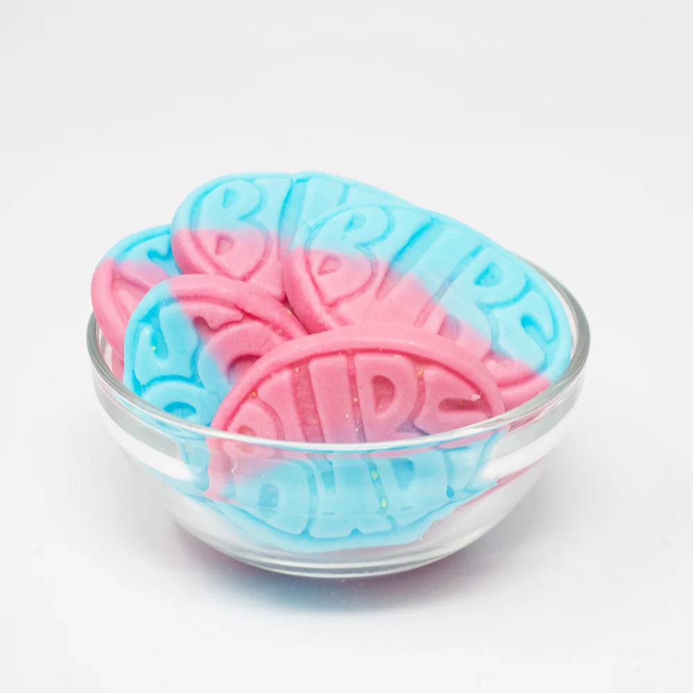 Bubs Raspberry and Blueberry Foam Ovals (Sweden) - 10 Pieces - Image 2