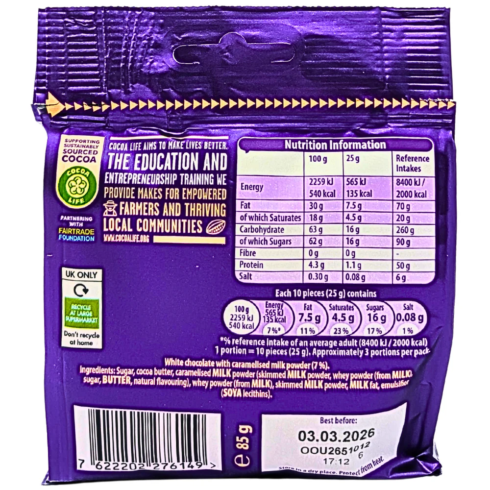 Cadbury Caramilk Buttons (UK) - 85g - Image 3