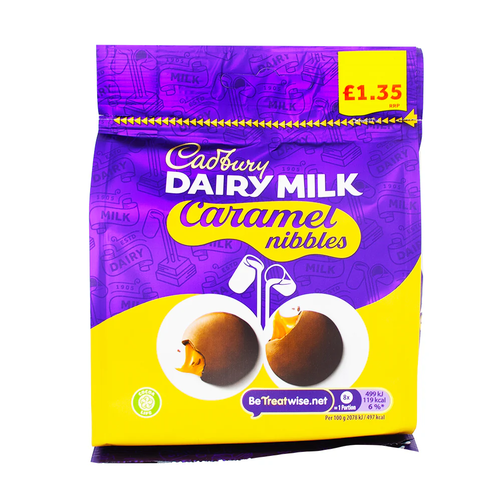 Cadbury Dairy Milk Caramel Nibbles UK - 85g