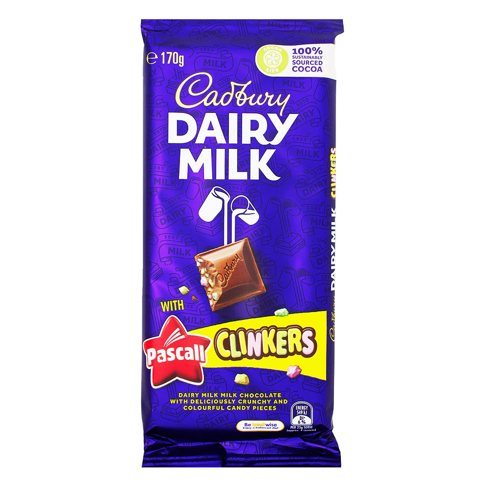 Cadbury Dairy Milk Clinkers (Australia) - 170g
