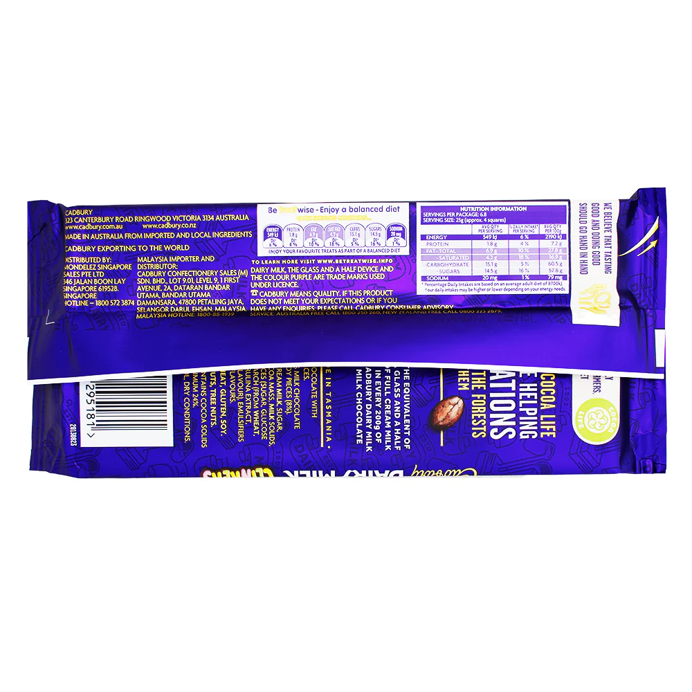 Cadbury Dairy Milk Clinkers (Australia) - 170g - Image 3