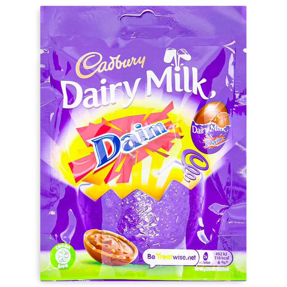 Cadbury Dairy Milk Daim Mini Eggs (UK) - 77g - Image 2