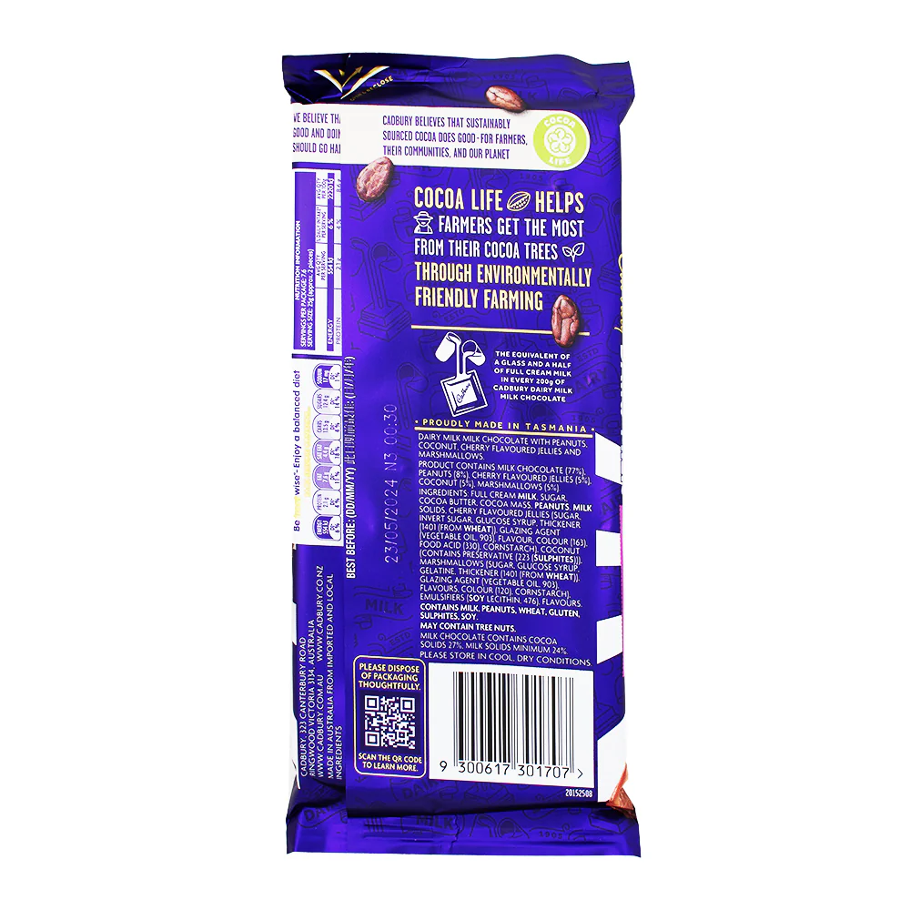 Cadbury Dairy Milk Marvellous Creations Rocky Road (Australia) - 190g - Image 2
