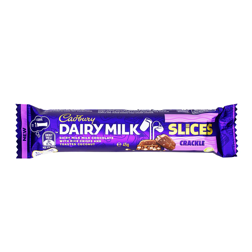 Cadbury Dairy Milk Slices Crackle (Australia) - 45g