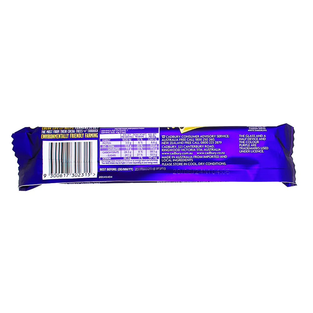 Cadbury Dream with Oreo (Australia) - 45g - Image 2