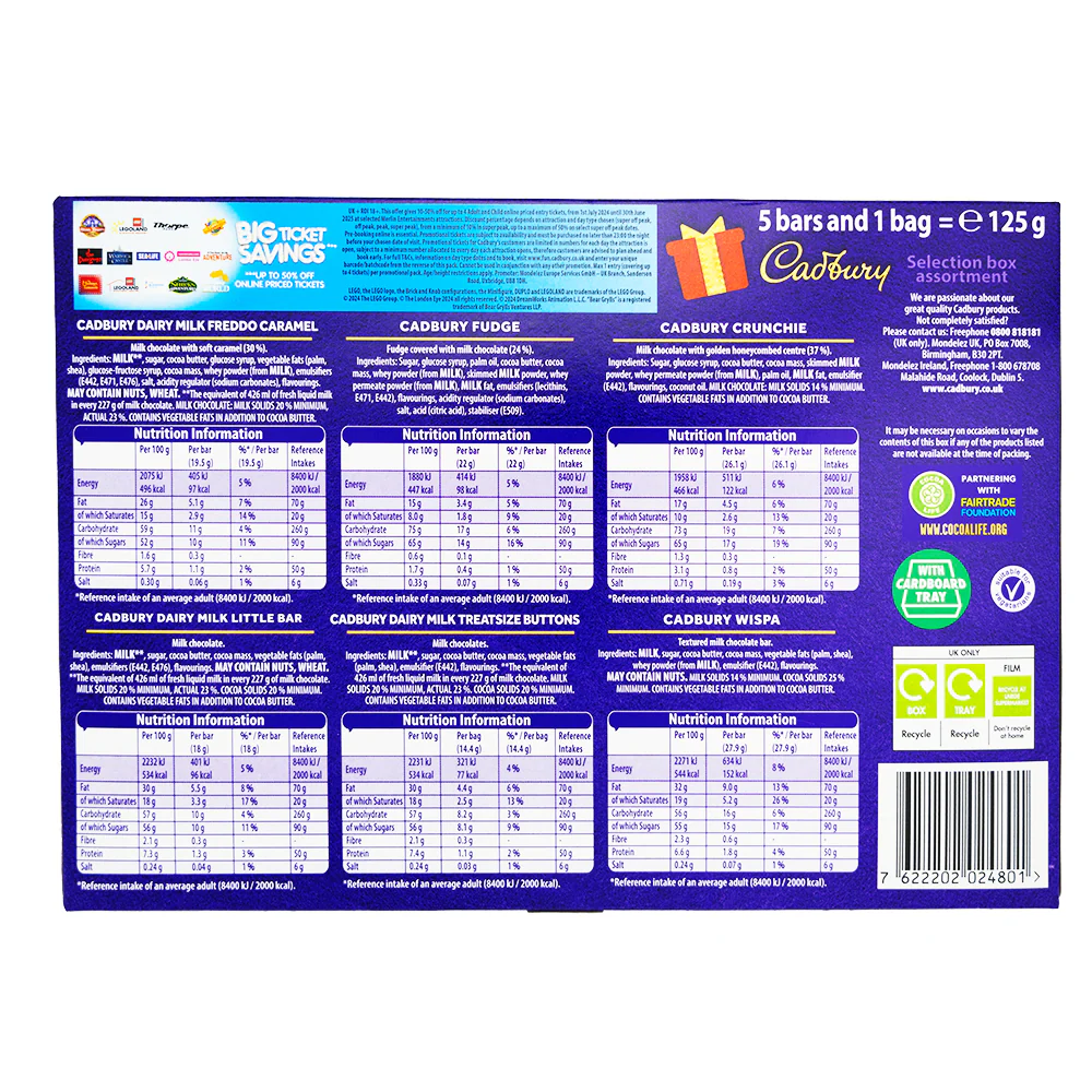Cadbury Medium Santa Selection Box (UK) - 125g - Image 3