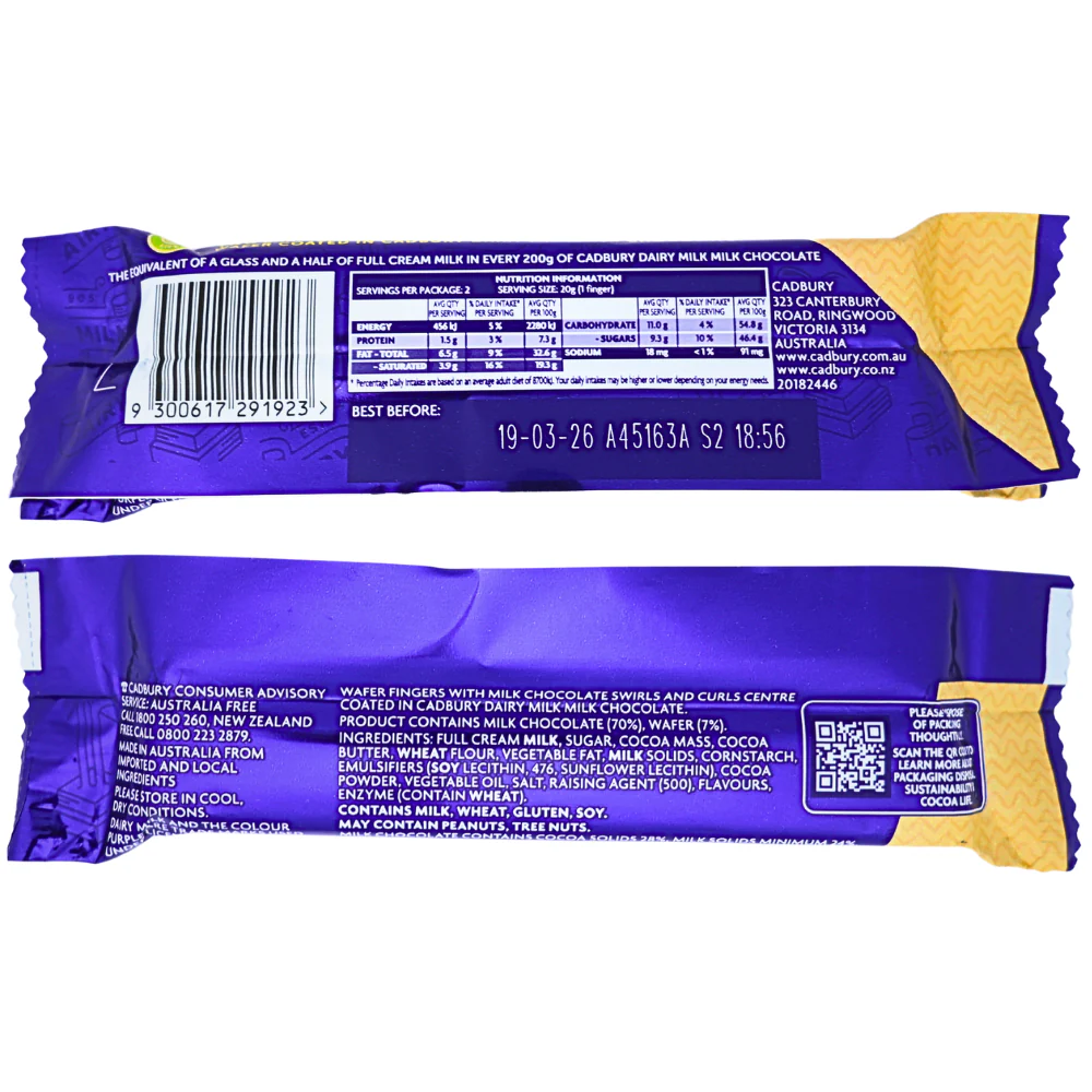 Cadbury Twirl Crispy (Aus) - 40g - Image 2