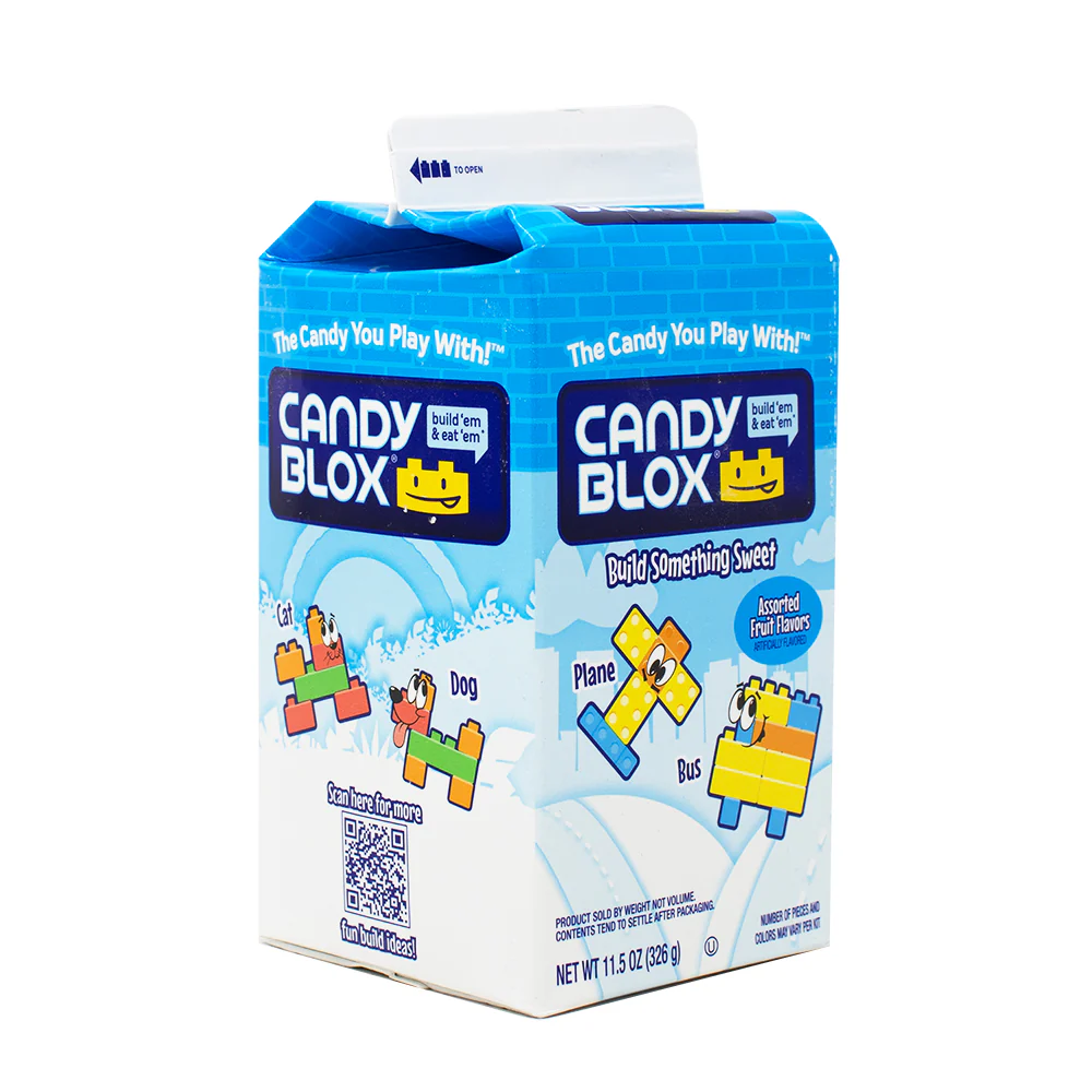 Candy Blox Milk Carton - 11.5oz - Image 2