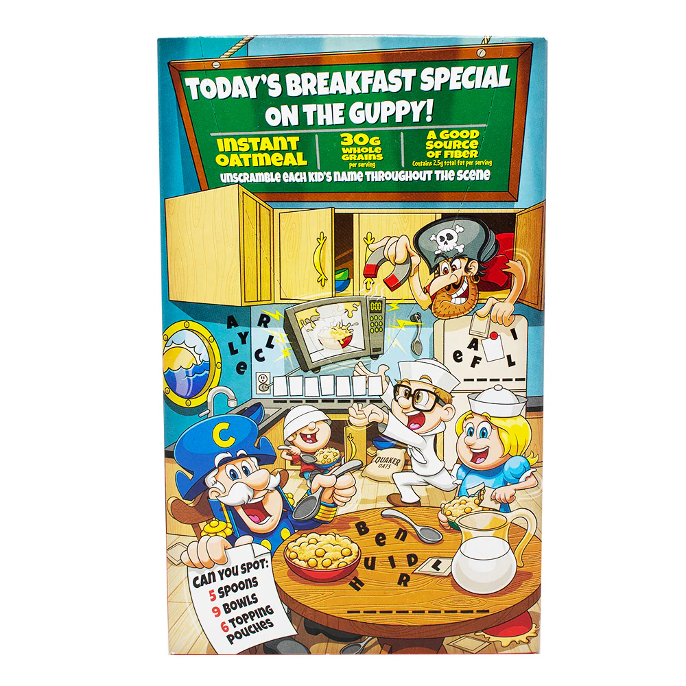 Captain Crunch Instant Oatmeal Original 6 Pouches - 34g - Image 3