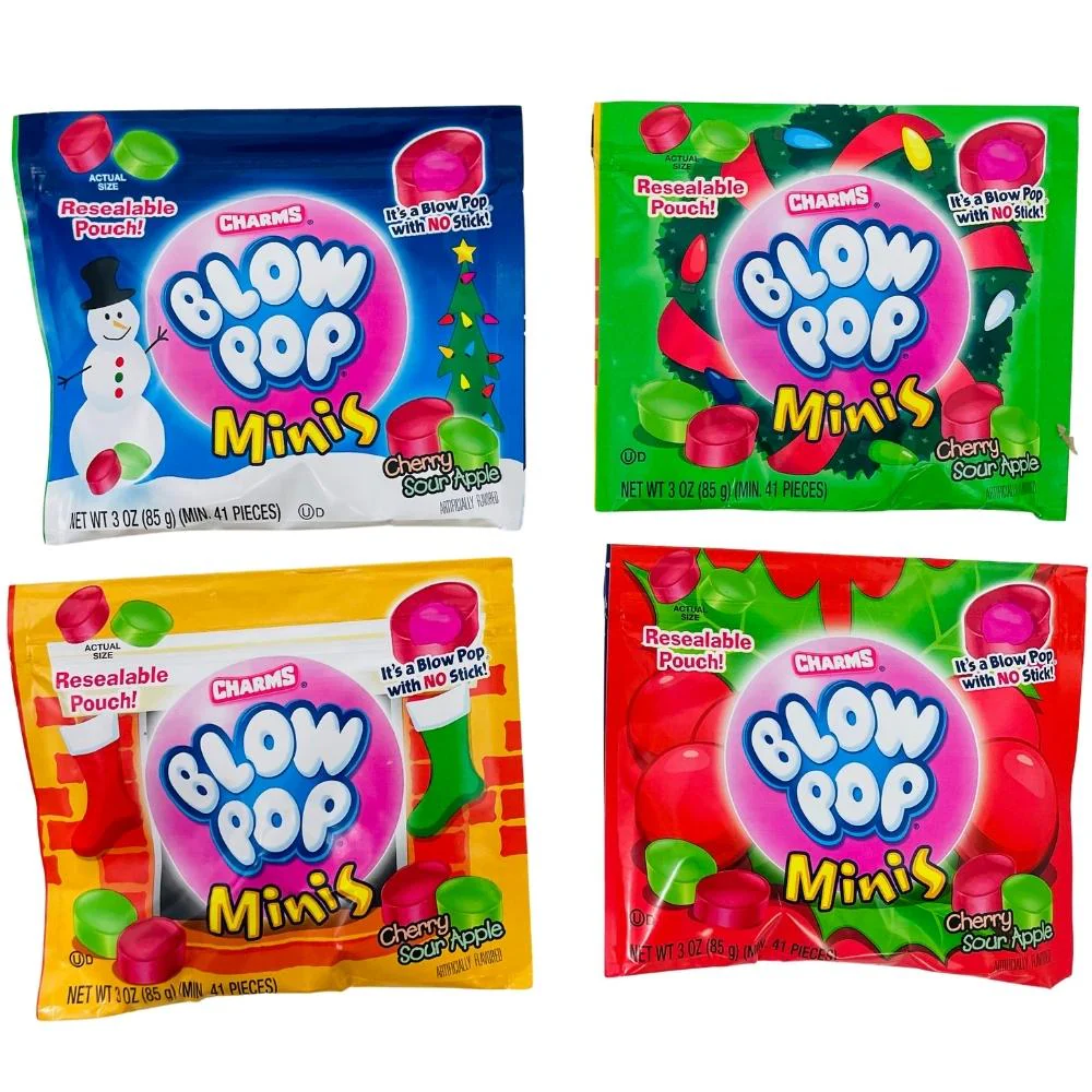Charms Blow Pop Minis Christmas Pouch - 3oz - Image 2