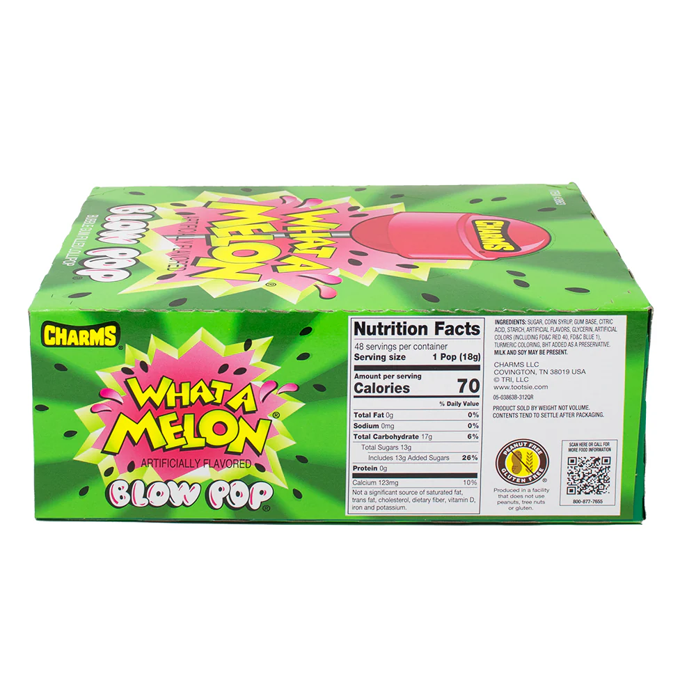 Charms Blow Pop What A Melon - 48 Lollipops - Image 3