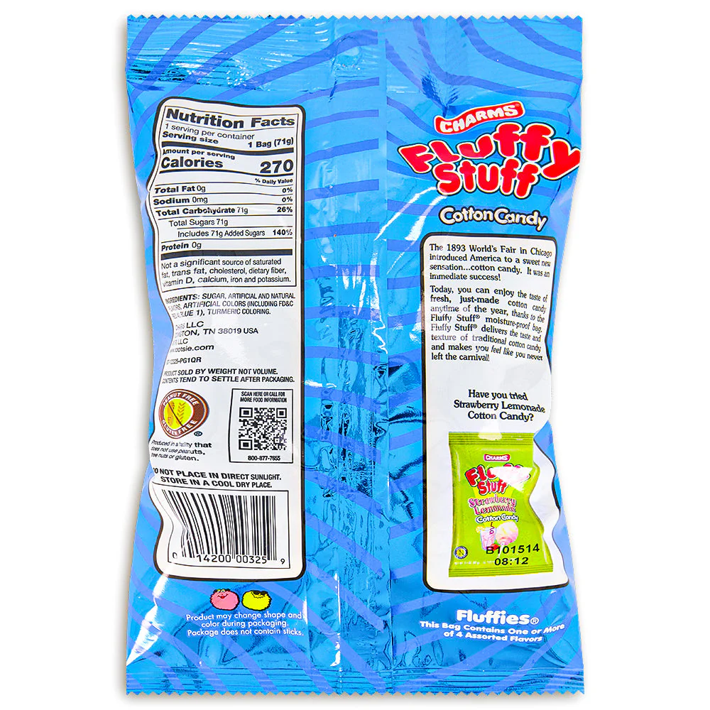 Charms Fluffy Stuff Cotton Candy Bag - 2.5 oz. - Image 3