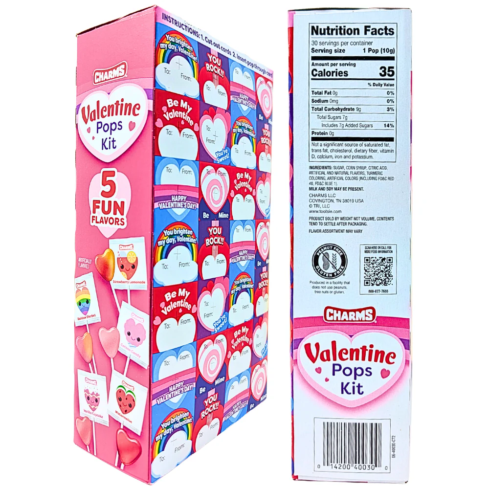 Charms Valentine Pops Kit - 300g - Image 2
