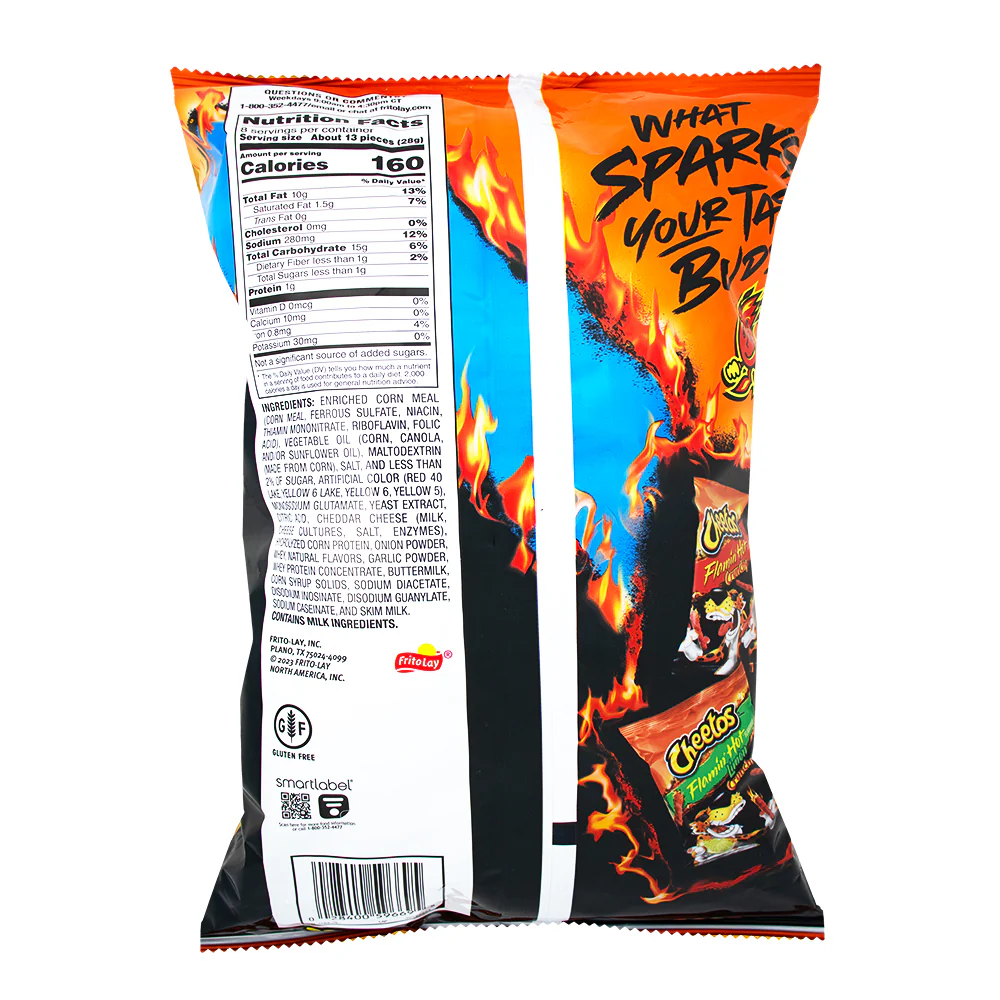 Cheetos Flamin' Hot Puffs - 226.8g - Image 2