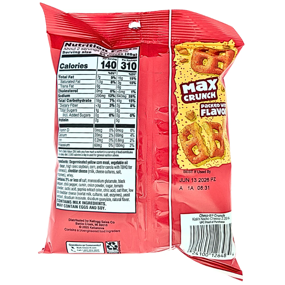 Cheez-It Crunch Kick'n Nacho Cheese - 2.25oz - Image 2