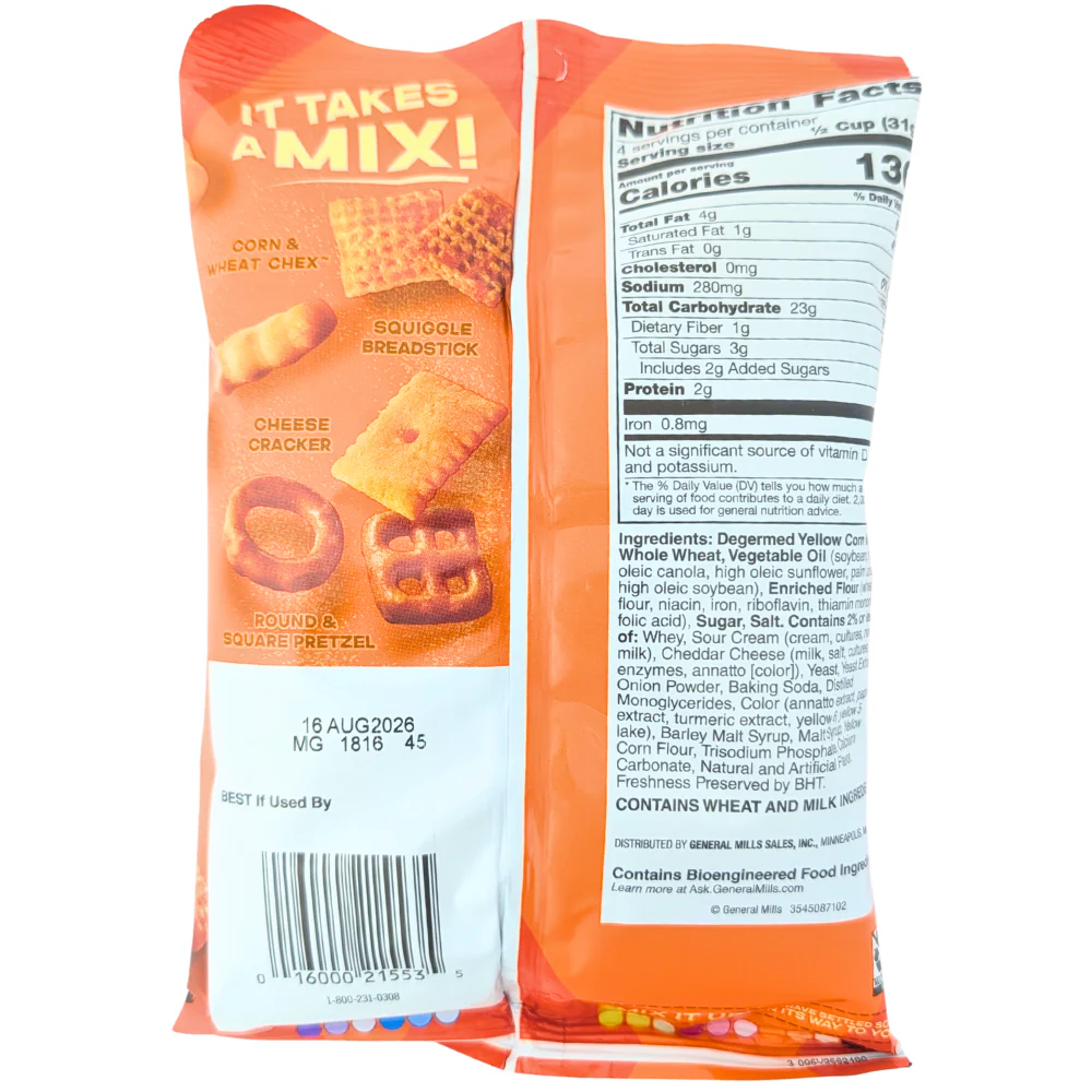 Chex Mix Cheddar Savory Snack Mix - 4.5oz - Image 2
