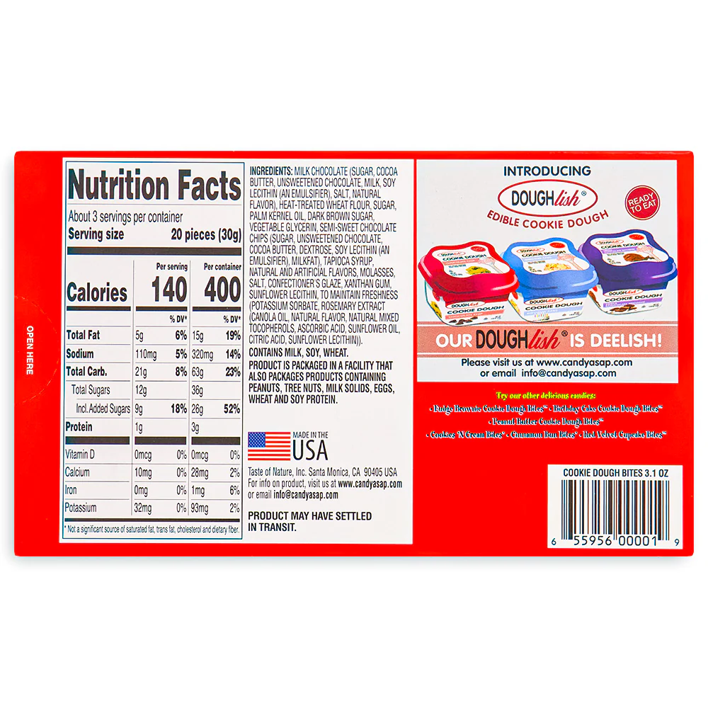 The Original Chocolate Chip Cookie Dough Bites - 3.1oz - Image 3