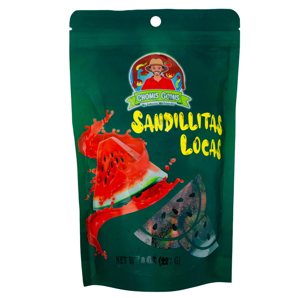 Chomis Gomis Chamoy Sandillitas Locas - 8oz