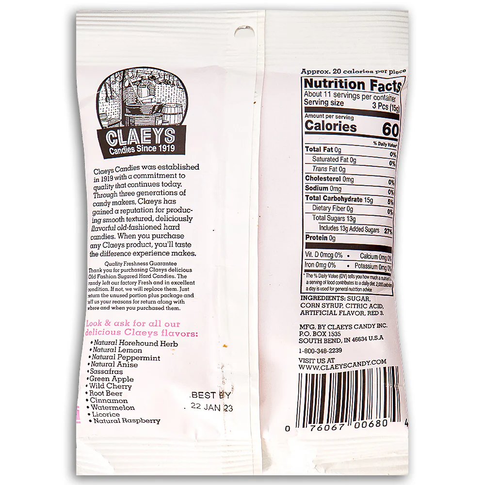 Claeys Watermelon Old Fashioned Hard Candies - Image 3