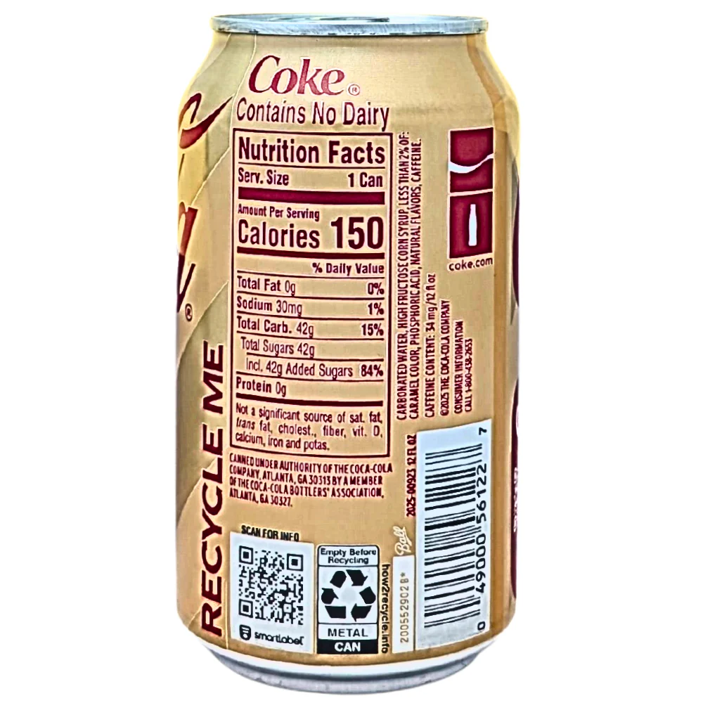 Coca Cola Holiday Creamy Vanilla - 355mL - Image 3