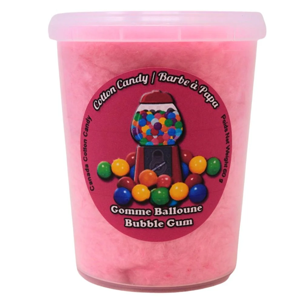 Cotton Candy Bubble Gum - 50g - Image 2
