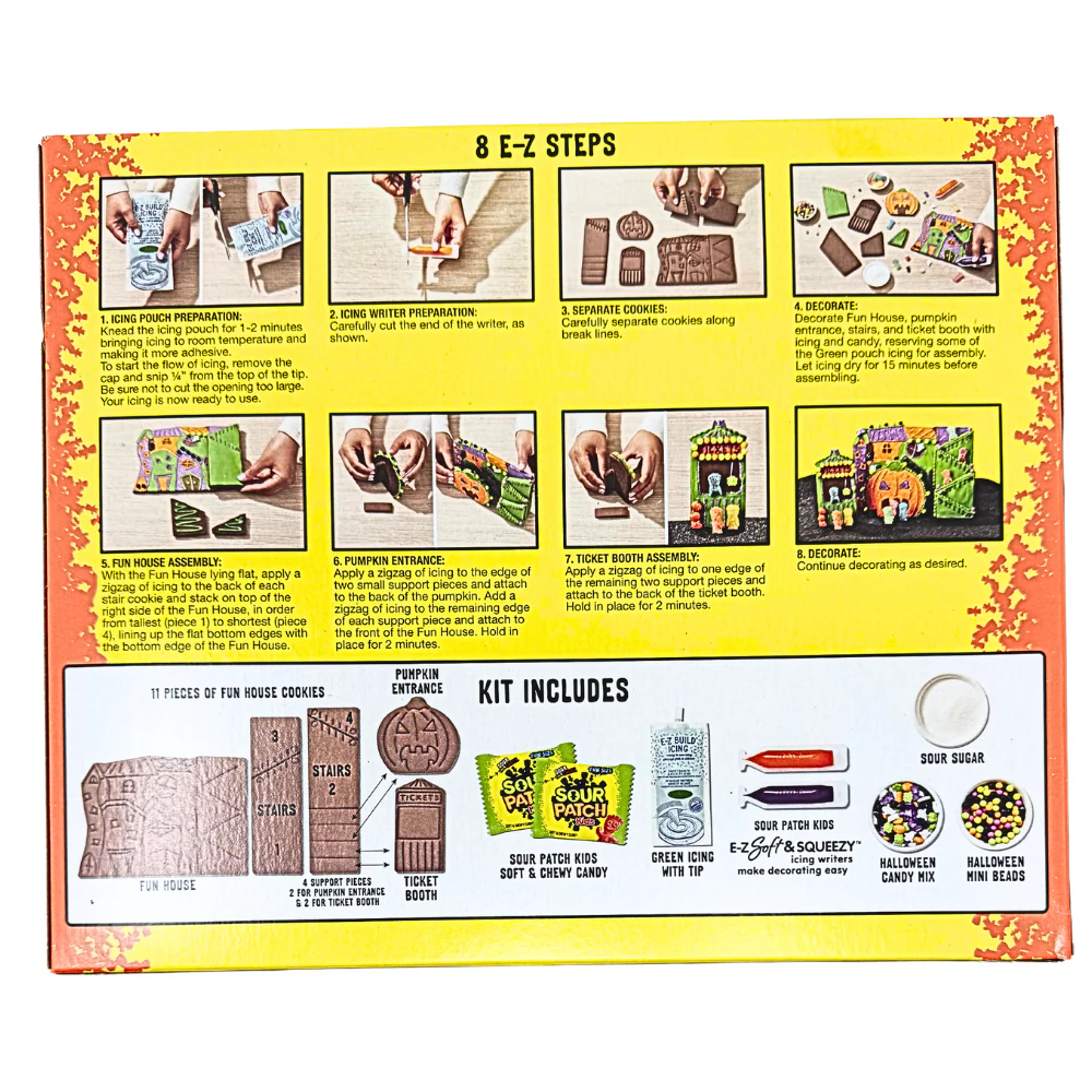 Create-A-Treat Sour Patch Kids Fun House Cookie Kit - 24.5oz - Image 2