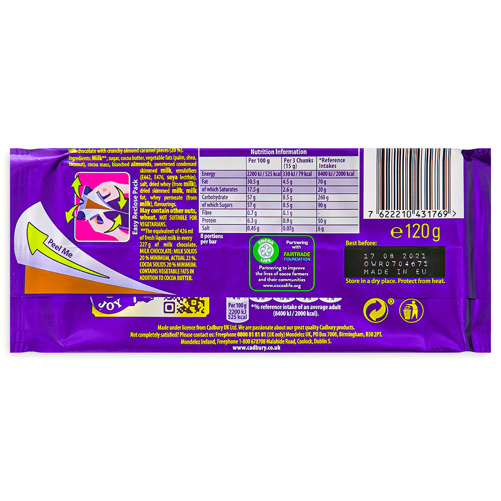 Cadbury Dairy Milk Daim (UK) - 120g - Image 3