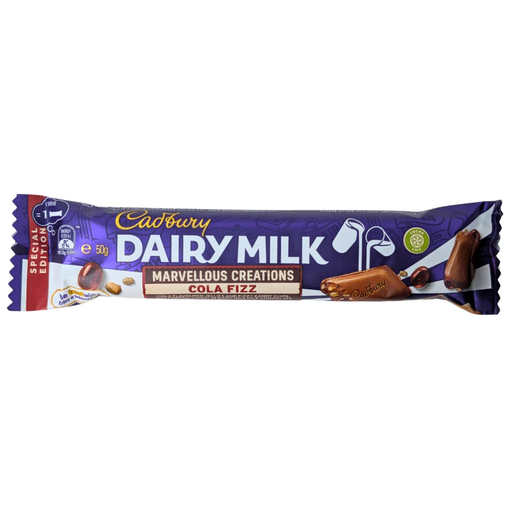Dairy Milk Marvellous Creations Cola Fizz (Australia) - 50g *BB June 23 2026*