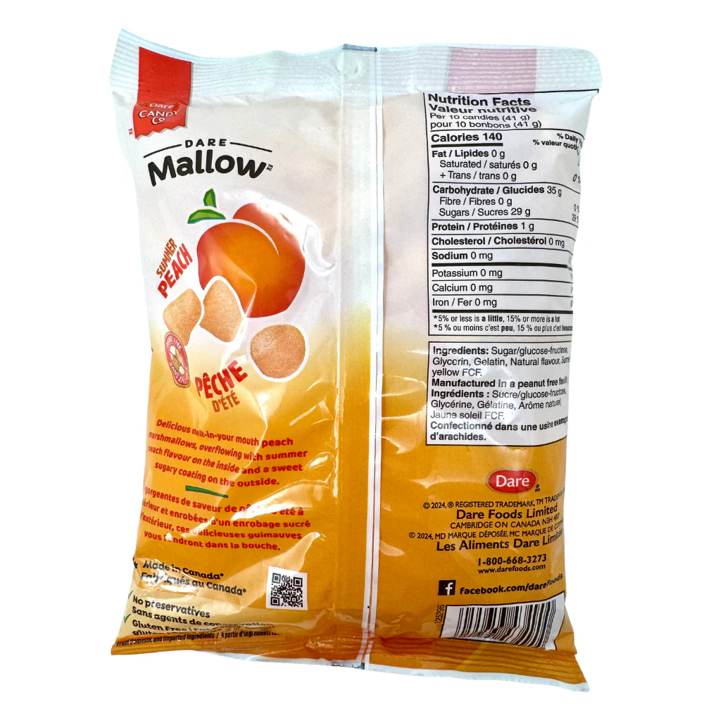 Dare Real Mallow Summer Peach Marshmallow Candy  - 150g - Image 2